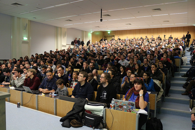 Mozilla Devroom comble au FOSDEM 2015, Christos Bacharakis