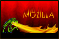 Splashscreen de Mozilla 1.0