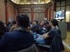 Public dans la salle des fêtes de Mozilla Paris pour la soirée réforme du droit d'auteur pour le 21e siècle