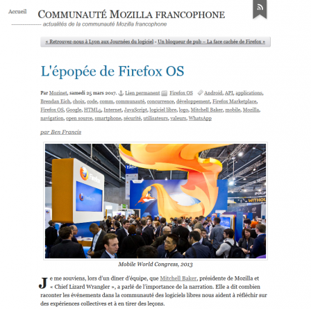 Mozilla fr : traduction avec seulement l'ajout du nom de l'auteur