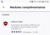 Firefox Preview : gestionnaire de modules complémentaires &gt; activés &gt; uBlock Origin.jpg