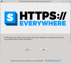 HTTPS Everywhere : activation