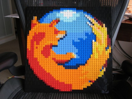 Firefox en Lego terminé