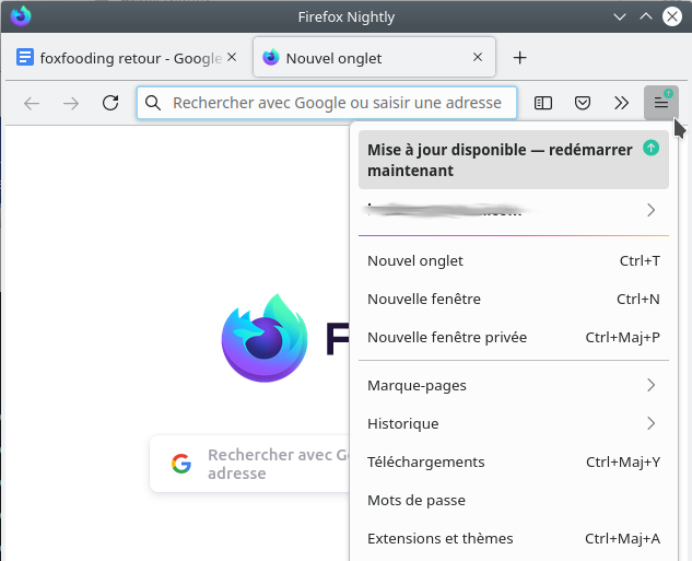 Firefox 89 nouvelle interface