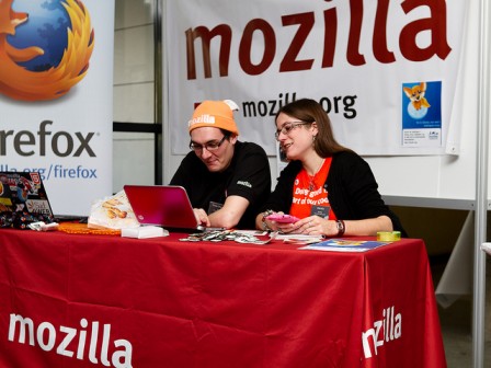 Capitole du Libre 2012 : stand Mozilla