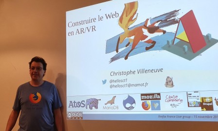 Christophe Villeneuve parle le Web en AR VR